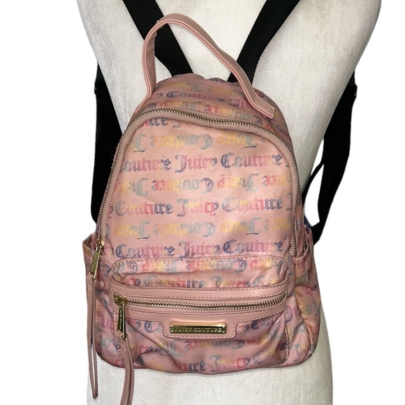 Juicy Couture Rosie Pink Rainbow Logo Mini Backpack main image 8